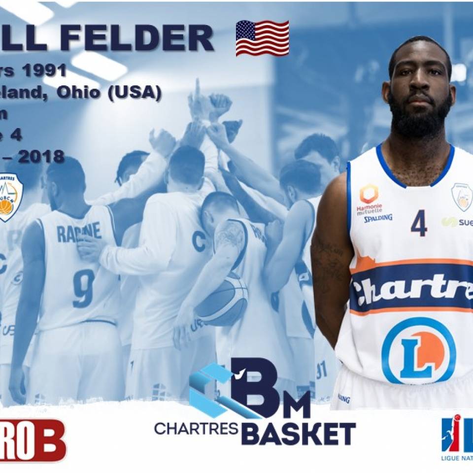 Will Felder sera de nouveau  Chartrain en 2018-2019