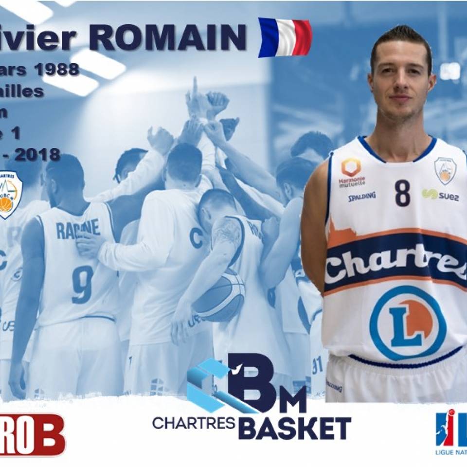 Olivier Romain à la mène du C'Chartres Basket Masculin 